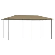 Altany ogrodowe - vidaXL Altana 3x6x2,6 m, kolor taupe, 160 g/m! 313621 - miniaturka - grafika 1