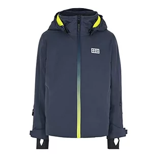 LEGO Wear kurtka narciarska dla chłopców Tec seria Action 100% wodoszczelna, wiatroszczelna, oddychająca, ciepła kurtka, Ciemnoszary., 104 - Kurtki i płaszcze dla chłopców - miniaturka - grafika 1