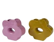 Wazony i flakony - Wazon kamionkowy kwiat uniwersalny 16x6x17,5 cm - miniaturka - grafika 1