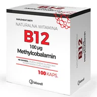 Witaminy i minerały dla sportowców - LABORELL Natural Vitamin B12 100mcg 100caps - miniaturka - grafika 1