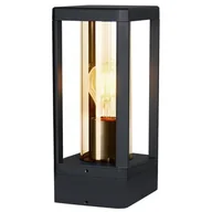 Lampy ogrodowe - Stojąca lampa ogrodowa Cissus 51-32454 Candellux IP54 loftowa czarna - miniaturka - grafika 1