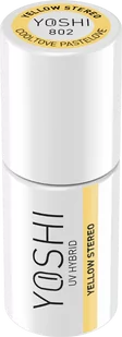 Yoshi - Lakier Hybrydowy 802 Yellow Stereo 6ml - Lakiery hybrydowe - miniaturka - grafika 4