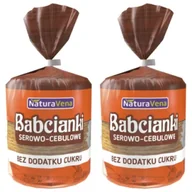 Ciastka - NaturaVena Babcianki serowo-cebulowe bez dodatku cukru Zestaw 2 x 110 g - miniaturka - grafika 1
