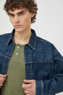 G-Star Raw kurtka jeansowa męska kolor granatowy przejściowa oversize - Kurtki męskie - miniaturka - grafika 1
