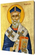 Ikony i obrazy sakralne - Ikona religijna święty Marcin z Tours - miniaturka - grafika 1