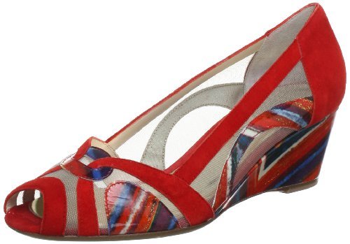 Brunella Damskie czółenka 910507, czerwony - Czerwony czerwony 4-36.5 EU