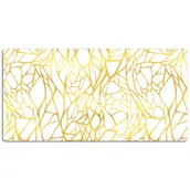 Podkładki na biurko - Podkład na biurko Ornament w barwach złota 120x60 cm - miniaturka - grafika 1