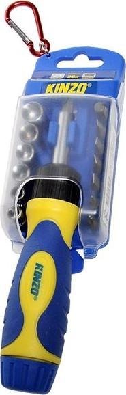 Kinzo - Wkrętak z wymiennymi końcówkami 26 szt.