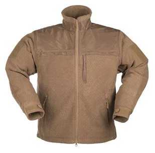 Mil-Tec Bluza Polarowa Hextac Ciemny Coyote - 3XL - Bluzy męskie - miniaturka - grafika 1