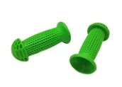 Części rowerowe - Rączki Uchwyty Gumowe Do Kierownicy Roweru Zielone - miniaturka - grafika 1