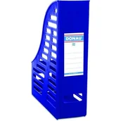 Pojemniki biurowe - Donau Pojemnik ażurowy na dokumenty , PP, A4, składany, niebieski 7464001PL-10 - miniaturka - grafika 1