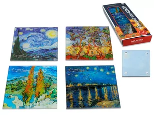 Kpl. 4 podkładek szklanych - V. van Gogh (CARMANI) - Obrusy i serwetki - miniaturka - grafika 1