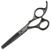 Nożyczki fryzjerskie - GEPARD Degażówki nożyczki praworęczne 5,5 offset fryzjerskie do strzyżenia włosów do salonu linia Classic - miniaturka - grafika 1