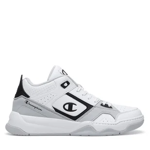 Sneakersy Champion OVERTIME MID S22274-WW002 Biały - Sneakersy męskie - miniaturka - grafika 1