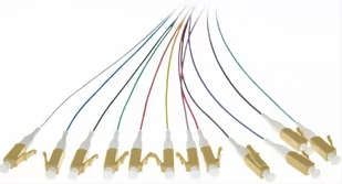 BKT-ELEKTRONIK Pigtail BKT LC/PC OM4 easy strip 12 colors set 2m 22QP460C.2 - Pigtaile światłowodowe - miniaturka - grafika 1