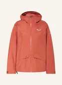 Kurtki damskie - Salewa Kurtka Hardshell Puez Gtx 2l Epe rot - SALEWA - miniaturka - grafika 1