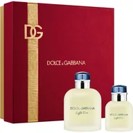 Zestawy perfum męskich - Dolce&Gabbana Light Blue Pour Homme EDT Gift Set zestaw upominkowy dla mężczyzn - miniaturka - grafika 1