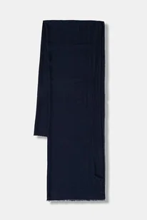 Tommy Hilfiger szal damski kolor granatowy wzorzysty AW0AW17789 - Apaszki i szaliki damskie - miniaturka - grafika 1