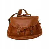 Torebki damskie - Skórzana pojemna torebka damska pasek LEVENGER - miniaturka - grafika 1