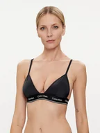 Stroje kąpielowe - Calvin Klein Swimwear Góra od bikini KW0KW02424 Czarny - miniaturka - grafika 1