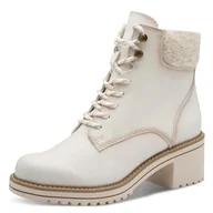 Kozaki damskie - Marco Tozzi Damskie 2-26225-45 modne kozaki, Ivory Comb, 39 EU, Ivory Comb, 39 EU - miniaturka - grafika 1