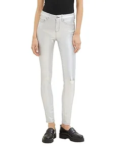 TOM TAILOR Denim dżinsy damskie, 11491 - Metallic Silver, 30W / 32L - Spodnie damskie - miniaturka - grafika 1