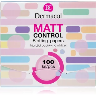 Dermacol Matt Control chusteczki oczyszczające 100 ml dla kobiet - Pozostałe akcesoria do makijażu - miniaturka - grafika 1