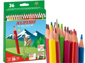 Kredki, ołówki, pastele i pisaki - Kredki ołówkowe Alpino Classic 36 sztuk - miniaturka - grafika 1