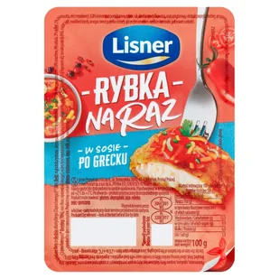 Lisner - Rybka na raz po grecku - Konserwy i dania rybne - miniaturka - grafika 1
