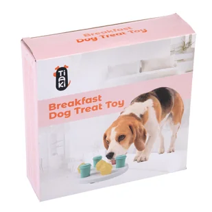 TIAKI, inteligentna zabawka Breakfast - Dł. x szer. x wys.: 19,5 x 19,5 x 6 cm - Zabawki dla psów - miniaturka - grafika 1