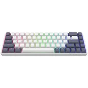 Klawiatury - Dark Project KD68B White/Navy Blue - Klawiatura mechaniczna G3MS RGB (ENG) - miniaturka - grafika 1