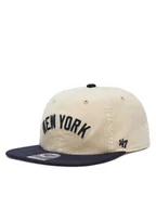 Czapki męskie - 47 Brand Czapka z daszkiem MLB New York Yankees Fieldstone ’47 CAPTAIN RL B-FLDST17HTP Biały - miniaturka - grafika 1