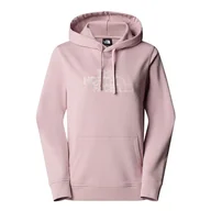 Bluzy sportowe damskie - Bluza damska The North Face Drew Peak Light 0A8C1DARF1 - różowa - miniaturka - grafika 1