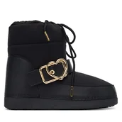 Śniegowce damskie - Śniegowce LOVE MOSCHINO JA24432G0NISK00A Czarny - miniaturka - grafika 1