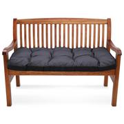Poduszka na ławkę na zewnątrz, poduszka na paletę - 120x40 cm poduszki wypoczynkowe i poduszki podłogowe do mebli ogrodowych Grafit