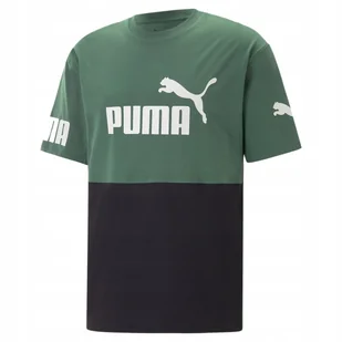 PUMA KOSZULKA POWER COLORBLOCK 67332137 r S - Koszulki męskie - miniaturka - grafika 1