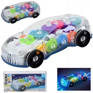 Samochody i pojazdy dla dzieci - SAMOCHÓD INTERAKTYWNE AUTO AUTKO JEŹDZI ŚWIECI GRA - miniaturka - grafika 1