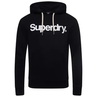 Bluza męska Superdry CL Hood dresowa kangurka czarna-S - Bluzy męskie - miniaturka - grafika 1