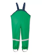 Spodnie i spodenki dla chłopców - Playshoes 408622 polarowe spodnie na szelkach Uniseks - dzieci, 29 – zielony, 98 - miniaturka - grafika 1