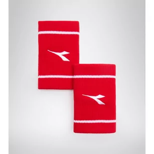 Frotka na rękę do tenisa Diadora WRISTSBANDS LOGO red - Tenis ziemny - miniaturka - grafika 1