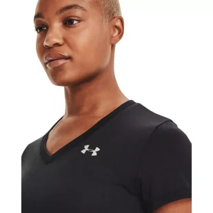 Koszulka damska Under Armour TECH SSV - SOLID - Koszulki sportowe damskie - miniaturka - grafika 7