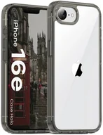 Etui i futerały do telefonów - Bizon Etui Case Halo do iPhone 16e, przydymione-czarne - miniaturka - grafika 1