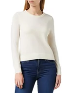 Swetry damskie - GANT Damski sweter Superfine Lambswool Crew, beżowy (Cream 130), L - miniaturka - grafika 1