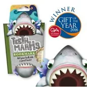 Zakładki do książek - Teeth Marks zakładka "zębowa" Rekin - miniaturka - grafika 1