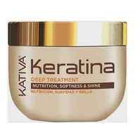 Olejki do ciała i włosów - Maska do włosów Kativa Keratina Intensive Treatment 500 ml (7750075022379). Maski do włosów - miniaturka - grafika 1