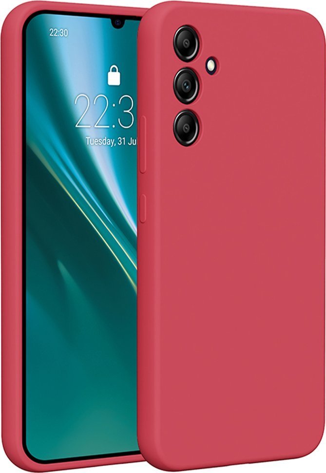 Etteri Nakładka Etteri Silicone Case do Samsung Galaxy A34 5G malinowa