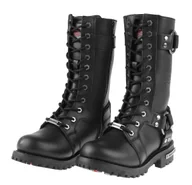 Botki męskie - buty motocyklowe damskie UNIK (12004 LADIES BLACK)-38 - miniaturka - grafika 1