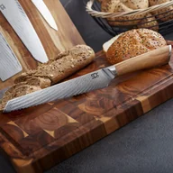 Noże kuchenne - Nóż do ciasta SOK OLIVE SUNSHINE DAMASCUS Dellinger 19 cm - miniaturka - grafika 1