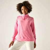 Bluzy sportowe damskie - Regatta Polar damski z suwakiem 1/2 Demmi Różowy, Rozmiar: 36 - miniaturka - grafika 1