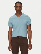 Koszulki męskie - Guess T-Shirt M2YI37 I3Z14 Niebieski Slim Fit - miniaturka - grafika 1